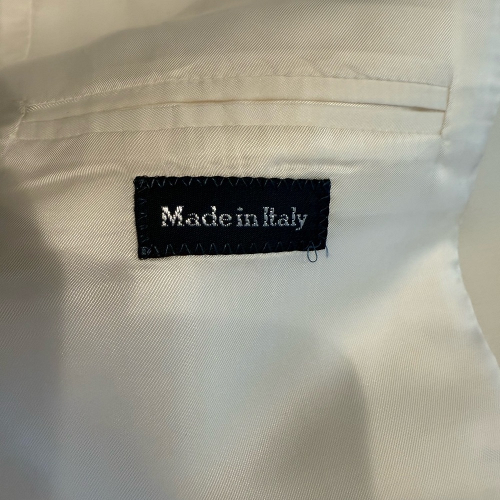 Ralph Lauren Cream Sport Coat with Notched Lapels - Picture 4 of 14